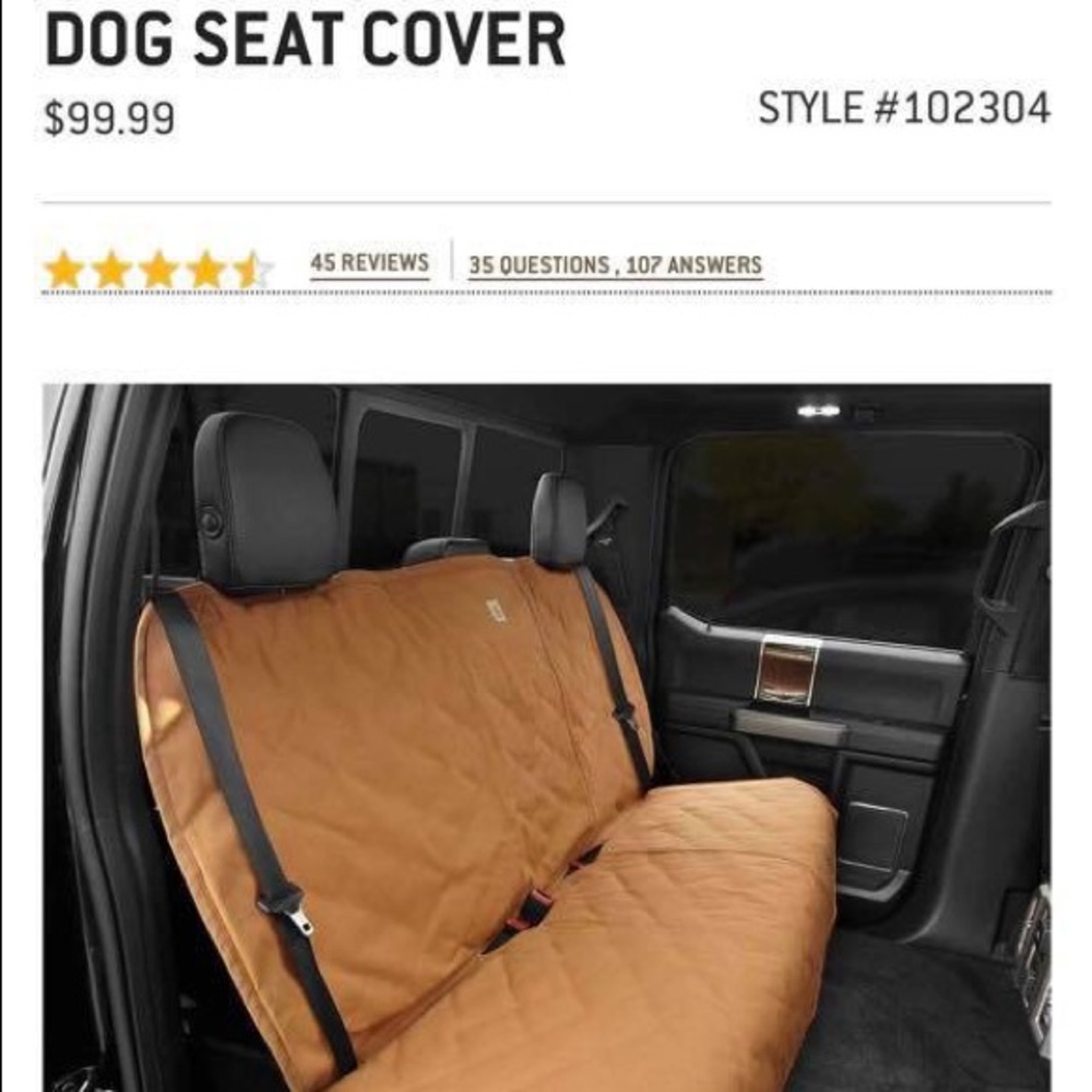 Carhartt Car Seat Cover